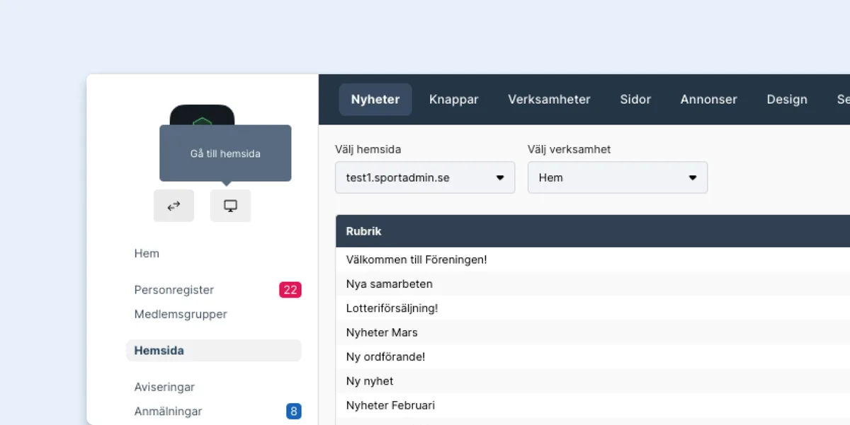 Föreningshemsida_ Nytt redigeringsläge