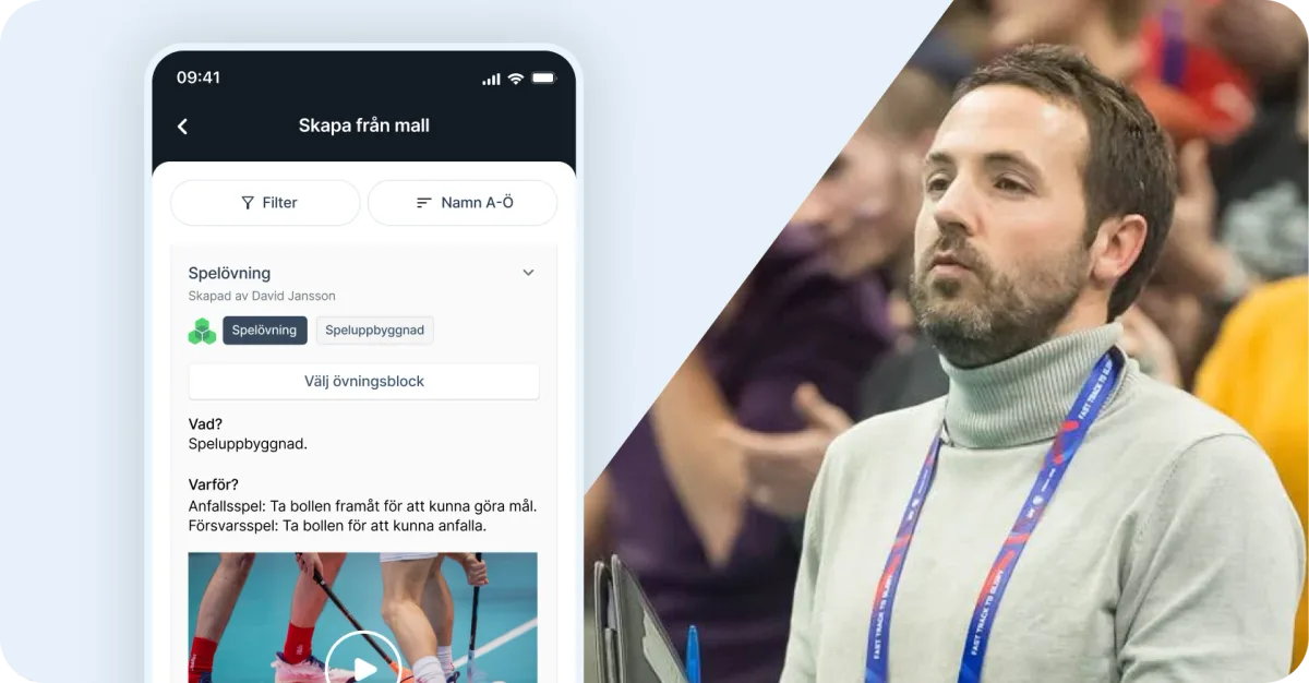 David Jansson i exklusivt samarbete med Sportadmin träningsplanering